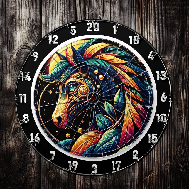 Neon Stallion Tropical Vibes Masterpiece Dartboard (Creator Uploaded)