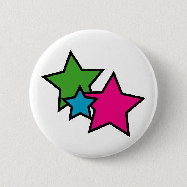 Neon Star Button (Front)