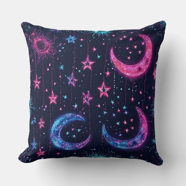 Neon Stars Cushion (Front)