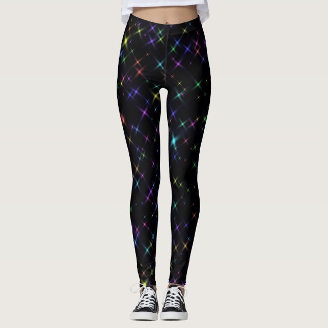 Neon Stars Leggings (Front)