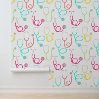 Neon Stethoscope Pattern