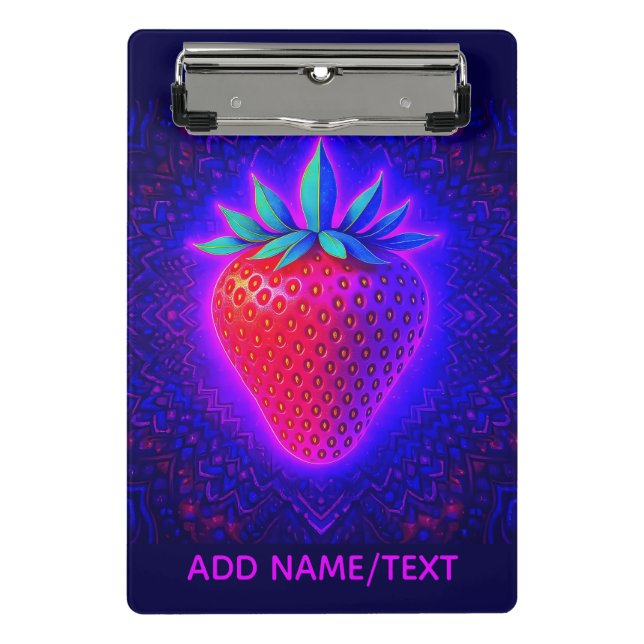 Neon Strawberry vivid Look clipboard (Front)