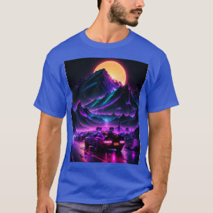 Neon street retrowave 80s 3 T-Shirt