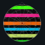 Neon stripes dartboard<br><div class="desc"></div>
