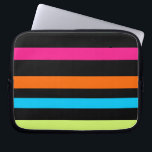 Neon stripes laptop sleeve<br><div class="desc"></div>