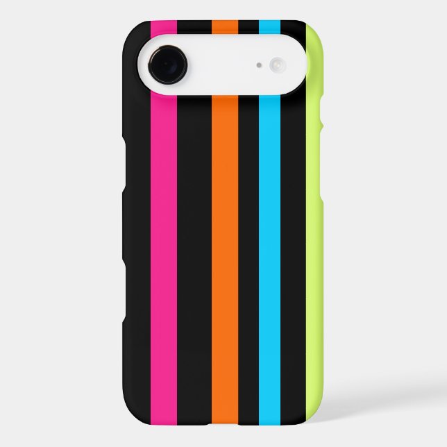 Neon Stripes Pattern (Back)