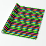 Neon stripes wrapping paper<br><div class="desc"></div>
