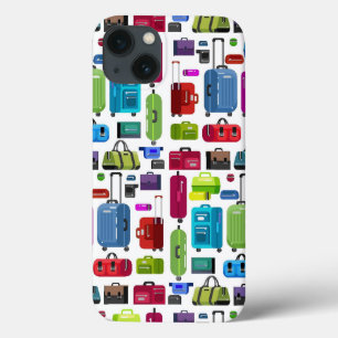 Neon Suitcases iPhone 13 Case
