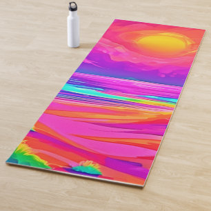 Neon Sun & Beach Bliss Yoga Mat