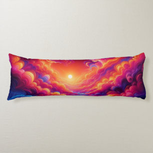 Neon Sunset Body Cushion