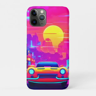 Neon Sunset City Drive iPhone 11 Pro Case