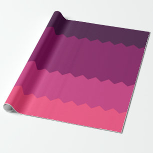 Neon Sunset Pattern Wrapping Paper