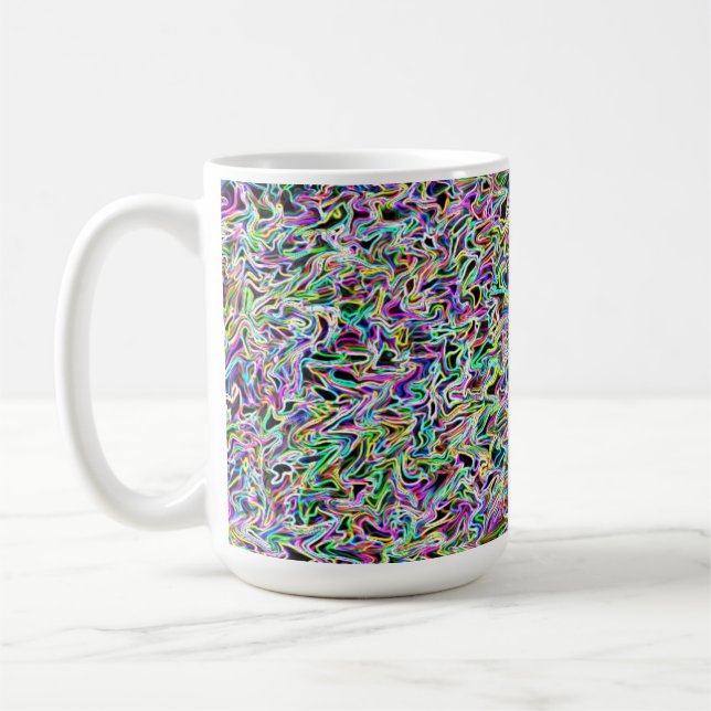 Neon Swirl 15oz Mug (Left)