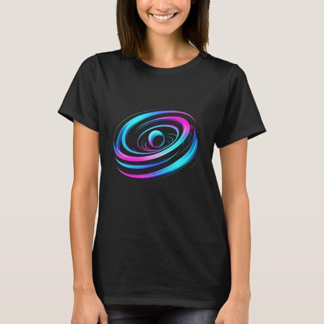 Neon Swirl Dreamscape T-Shirt (Front)