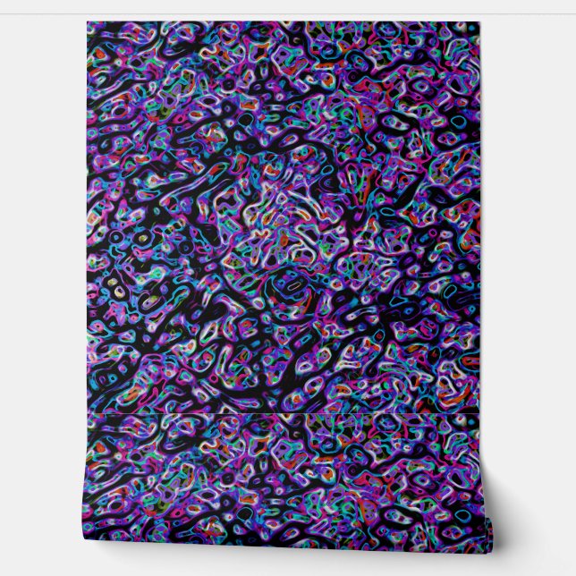Neon Symphony Design Wallpaper (Unrolling)