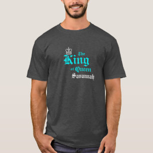 Neon Teal King Men's Basic T-Shirt