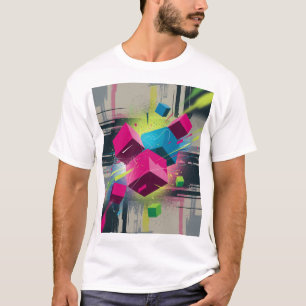 Neon Tetris Strike T-Shirt