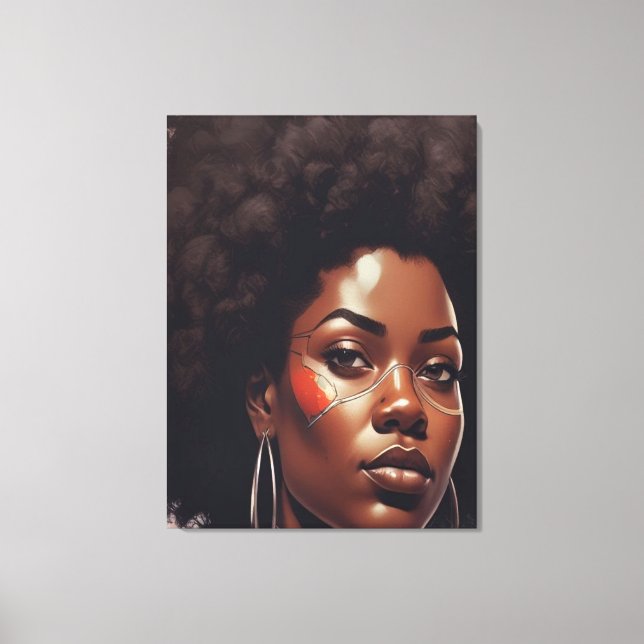 Neon Theology for Uncertain Saints   Canvas Print (Front)