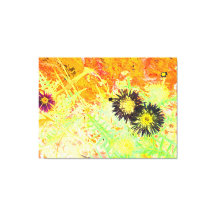 Neon Thistle Abstraction