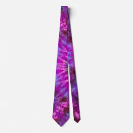 Neon Tie Dye - Men's Neck Tie