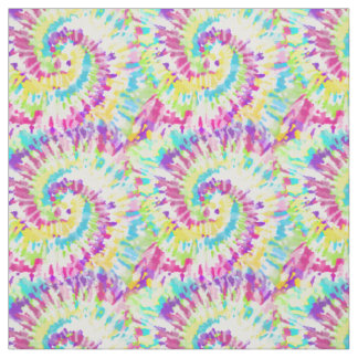 Neon Tie Dye Pattern Fabric