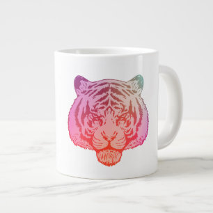 Neon Tiger Large Coffee Mug