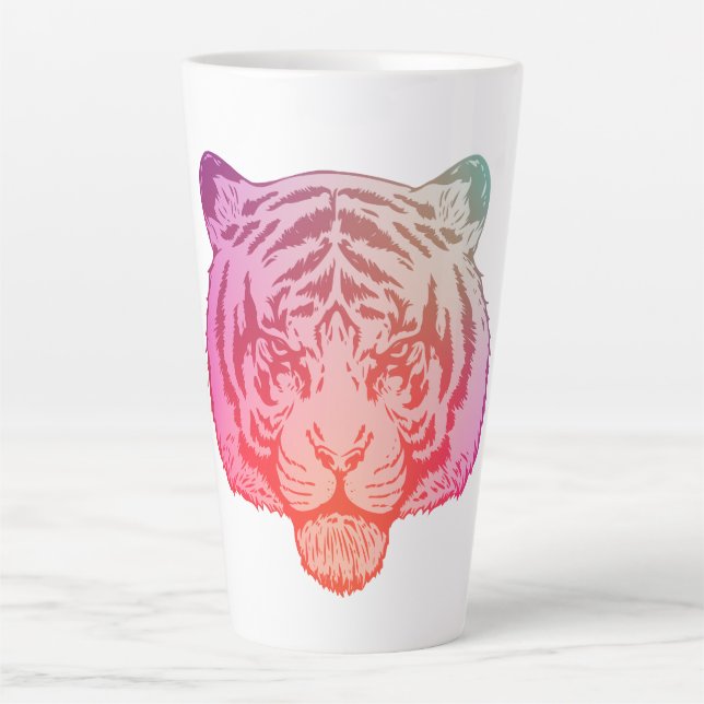 Neon Tiger Latte Mug (Front)