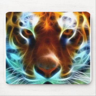 Neon Tiger Mouse Mat