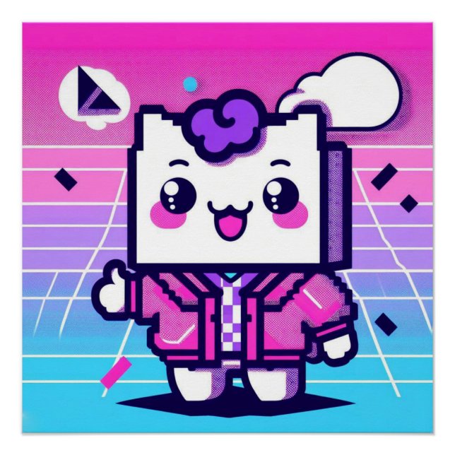 Neon Toast Poster (Front)