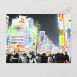 Neon Tokyo Postcard