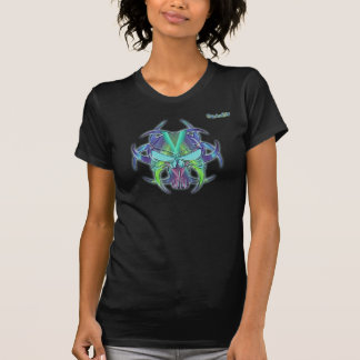 Neon-Totenkopf T-Shirt