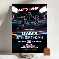 Neon Trampoline Park Birthday Boy