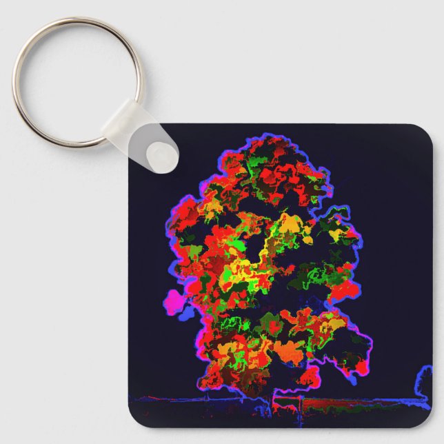 Neon Tree Explosion Key Ring (Front)
