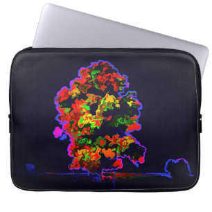 Neon Tree Explosion Laptop Sleeve
