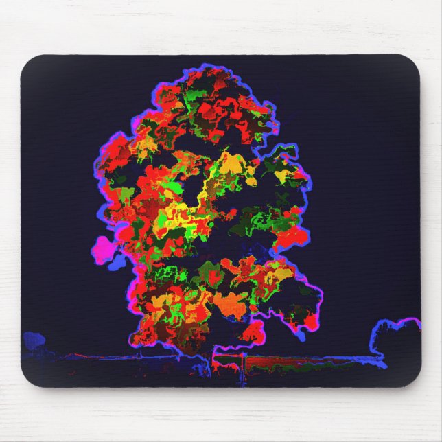Neon Tree Explosion Mouse Mat (Front)