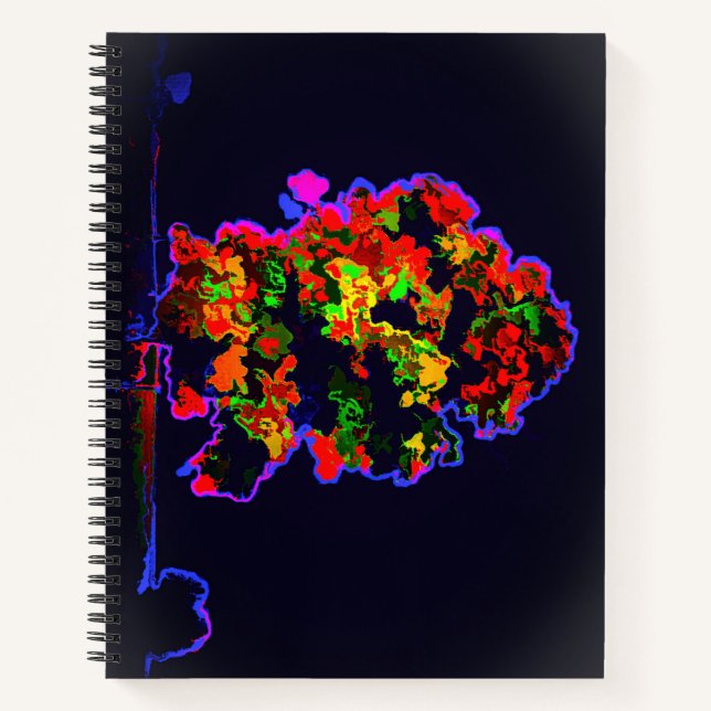 Neon Tree Explosion Notebook (Front)