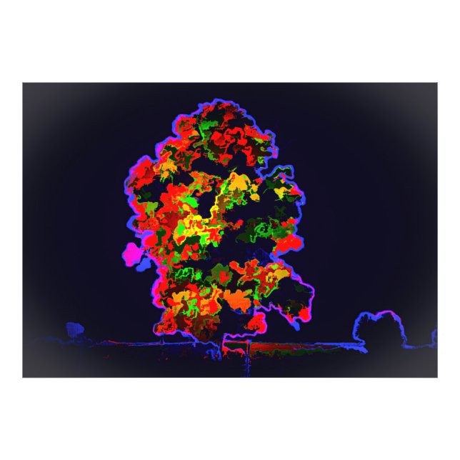Neon Tree Explosion Photo Print (Front)