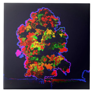 Neon Tree Explosion Tile