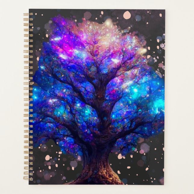 neon tree of life    planner (Front)