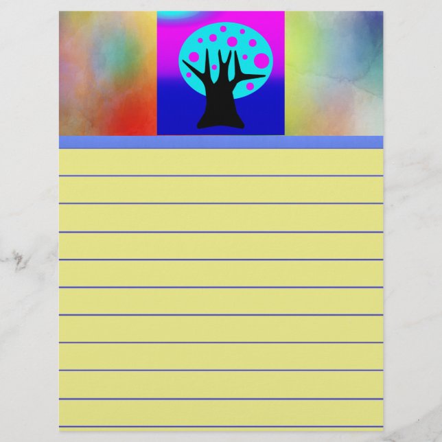 Neon Tree Stationery (Front)