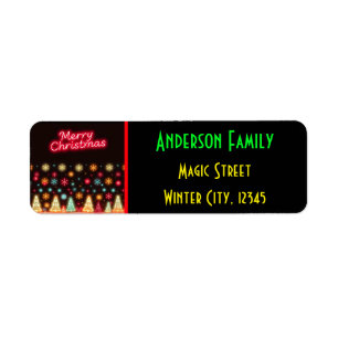 Neon Trendy Christmas Holiday Collection