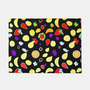 Neon Tropic Fruits Burst Doormat