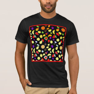 Neon Tropic Fruits Burst T-Shirt