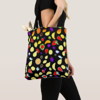 Neon Tropic Fruits Burst