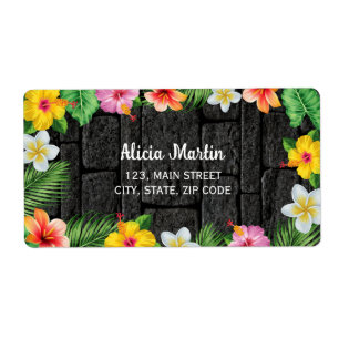 Neon Tropical Forest Summer Hawaii Birthday Party
