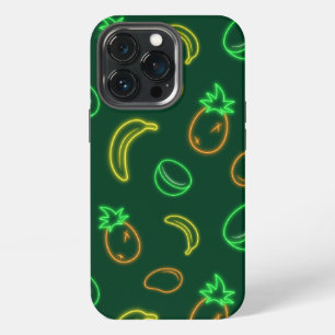 Neon Tropical Fruit Pattern iPhone 13 Pro Case
