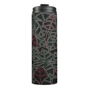 Neon Tropical Pop Art  Thermal Tumbler