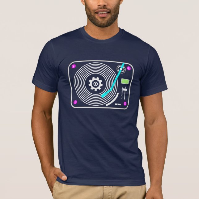 Neon turntable T-Shirt (Front)