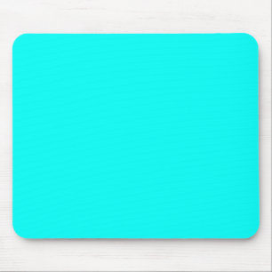 Neon turquoise bright fashionable modern tone  mouse mat