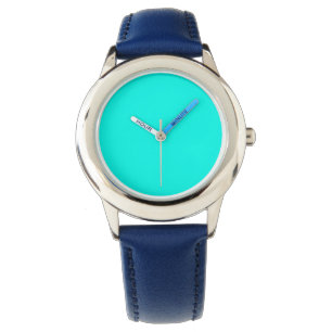 Neon Turquoise Solid Colour   Classic Watch